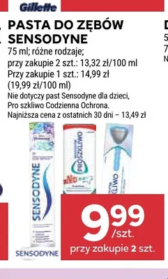Pasta do zębów Sensodyne promocja w Stokrotka