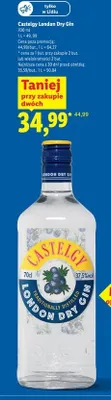 Gin Castelgy London Dry Gin promocja w Lidl