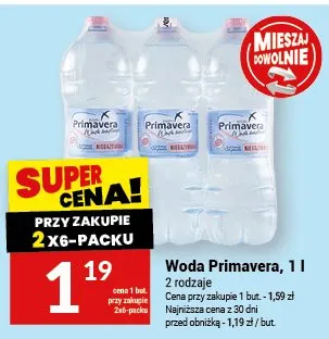 Woda Primavera promocja w Twój Market