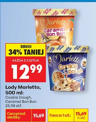 Lody Cookie Dough promocja w Biedronka