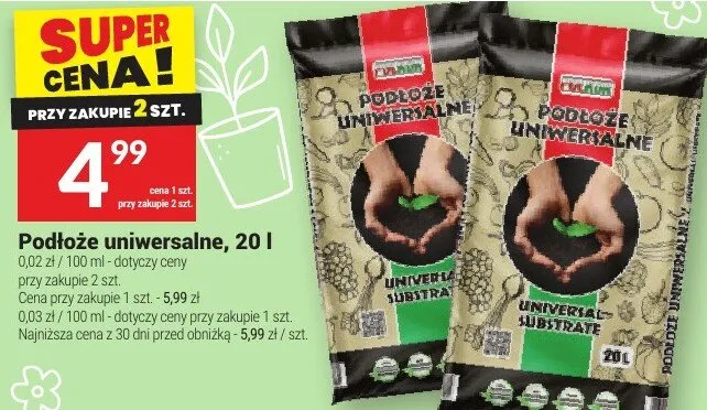 Podłoże uniwersalne promocja w Twój Market