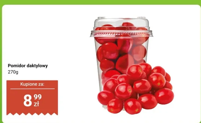 Pomidor daktylowy promocja w Dino