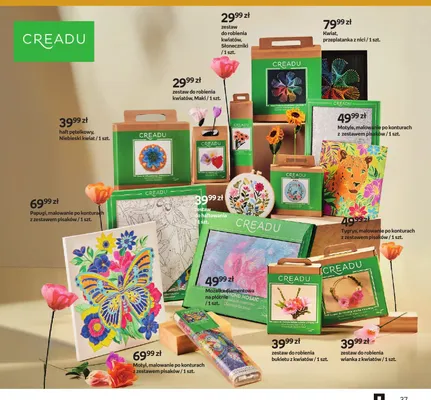 Zestaw do robienia kwiatów Maki Creadu promocja w Empik