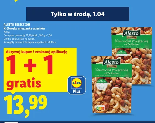 Królewska mieszanka orzechów promocja w Lidl