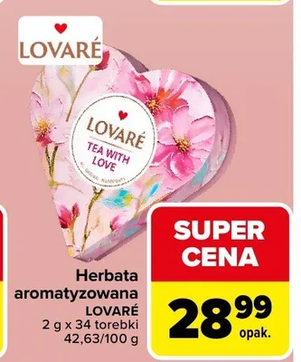 Herbata aromatyzowana Tea with Love promocja w Carrefour