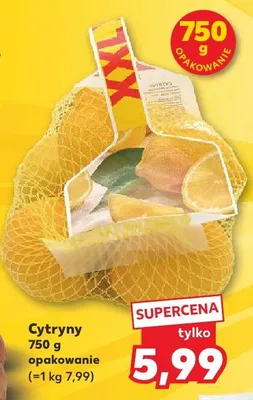 Cytryny promocja w Kaufland