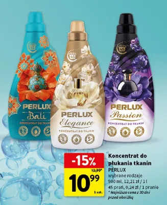 Koncentrat do płukania tkanin Perlux Passion promocja w Intermarche