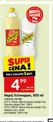 Napój gazowany Schweppes promocja w Twój Market