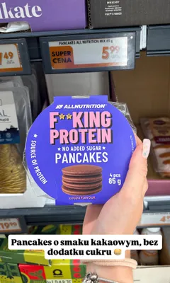 Pancakes Allnutrition F**king Protein o smaku kakaowym promocja w Biedronka