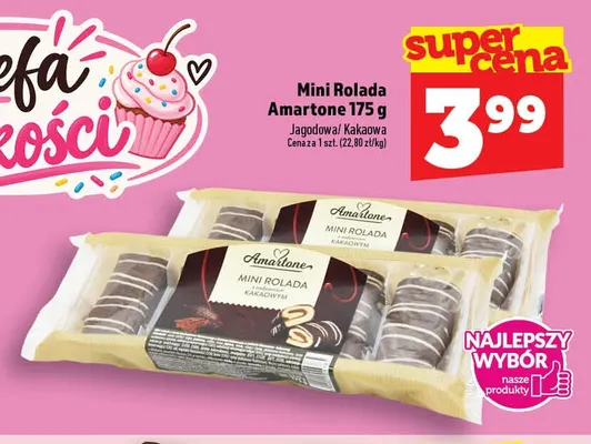 Mini rolada Amartone kakaowa promocja w TOPAZ