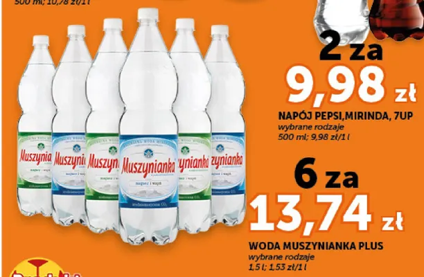 Woda Muszynianka Plus promocja w Groszek