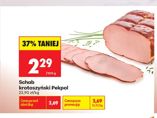 Schab krotoszyński Pekpol promocja w Biedronka