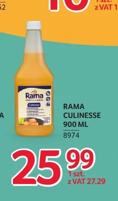 Margaryna płynna Rama Culinesse promocja w Selgros