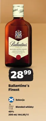 Whisky Ballantine's Finest promocja w Netto