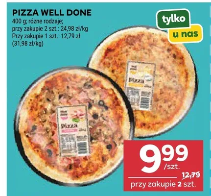 Pizza Well Done promocja w Stokrotka