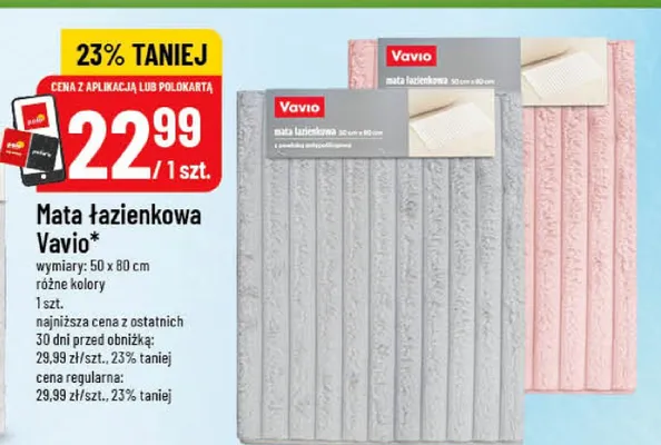 Mata łazienkowa promocja w POLOmarket