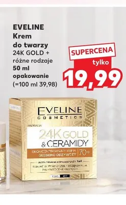 Krem do twarzy Eveline 24K Gold & Ceramides promocja w Kaufland