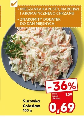 Surówka Coleslaw promocja w Kaufland