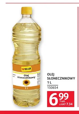 Olej słonecznikowy Topseller promocja w Selgros