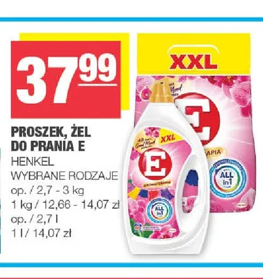 Żel do prania E promocja w SPAR