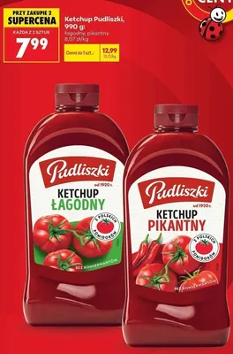 Ketchup pikantny Pudliszki promocja w Biedronka
