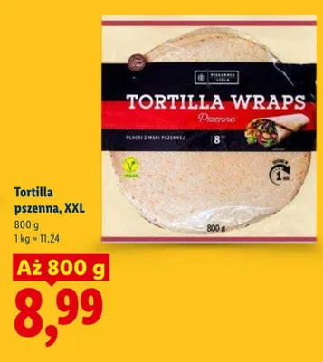 Tortilla pszenna XXL promocja w Lidl