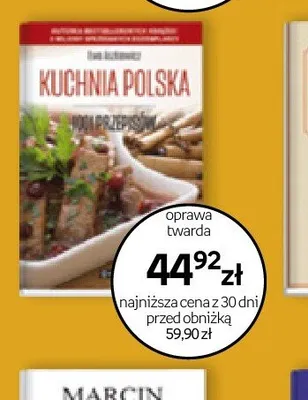 Książka Kuchnia Polska oprawa twarda promocja w Empik