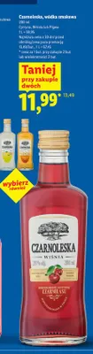 Wódka smakowa Czarnoleska promocja w Lidl