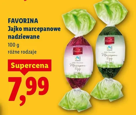 Jajko marcepanowe nadziewane różne rodzaje promocja w Lidl