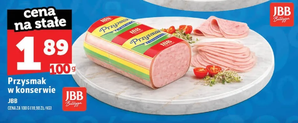 Przysmak w konserwie JBB promocja w TOPAZ