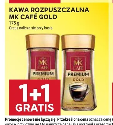 Kawa rozpuszczalna MK Café Gold promocja w Stokrotka