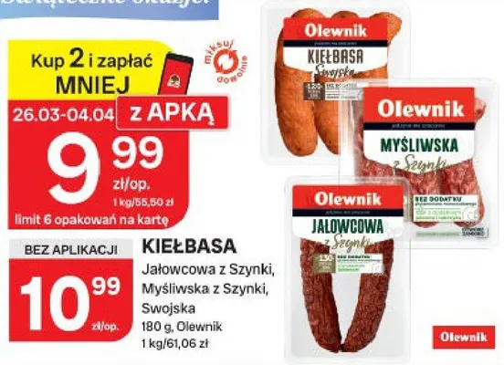 Kiełbasa Jałowcowa z Szynki, Myśliwska z Szynki, Swojska promocja w Chorten