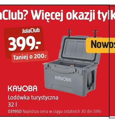 Lodówka turystyczna Kayoba 32 l promocja w Jula