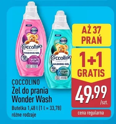 Żel do prania Wonder Wash Coccolino promocja w Aldi