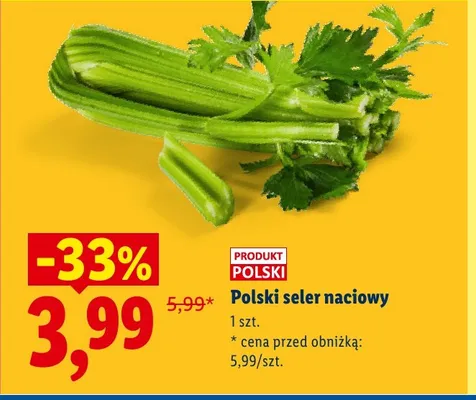 Seler naciowy polski Ryneczek Lidla promocja w Lidl