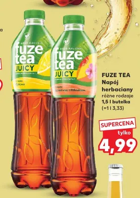 Napój herbaciany Fuze Tea Juicy Brzoskwiniowa i Hibiskus promocja w Kaufland