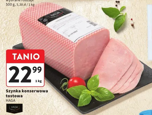 Szynka konserwowa tostowa promocja w Intermarche