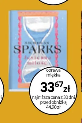 Książka Nicholas Sparks promocja w Empik