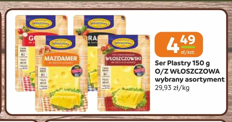 Ser mazdamer w plastrach Włoszczowa promocja w Społem Częstochowa