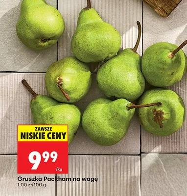 Gruszka Packham'a na wagę promocja w Biedronka