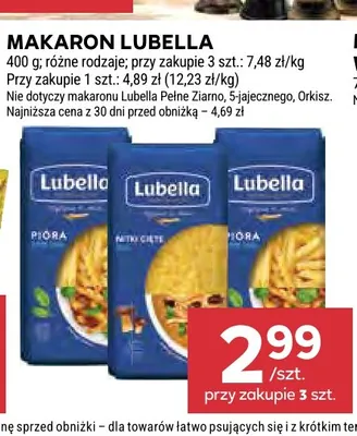 Makaron Lubella promocja w Stokrotka
