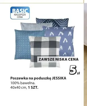 Poszewka na poduszkę Jessika promocja w Jysk
