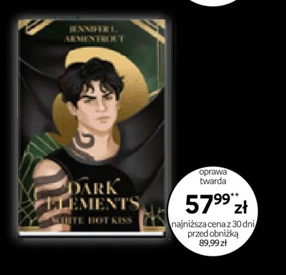 Książka Dark Elements White Hot Kiss oprawa twarda promocja w Empik