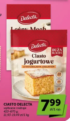 Ciasto jogurtowe Delecta promocja w Euro Sklep