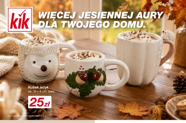 Kubek jeżyk promocja w KiK