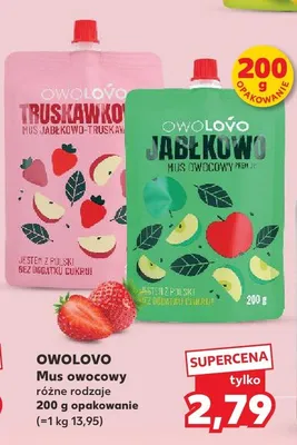 Mus owocowy różne rodzaje promocja w Kaufland