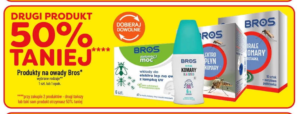 Spirale na komary Bros promocja w POLOmarket