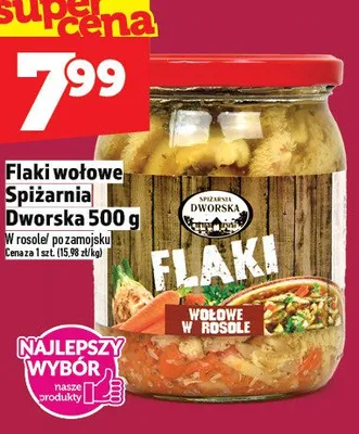 Flaki wołowe Spiżarnia Dworska 500g promocja w TOPAZ