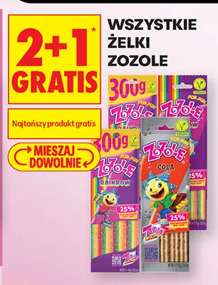 Żelki Zozole promocja w Biedronka