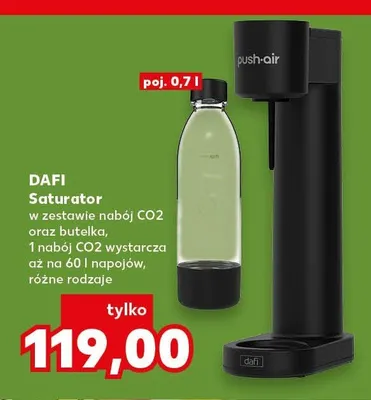 Saturator do wody Dafi promocja w Kaufland